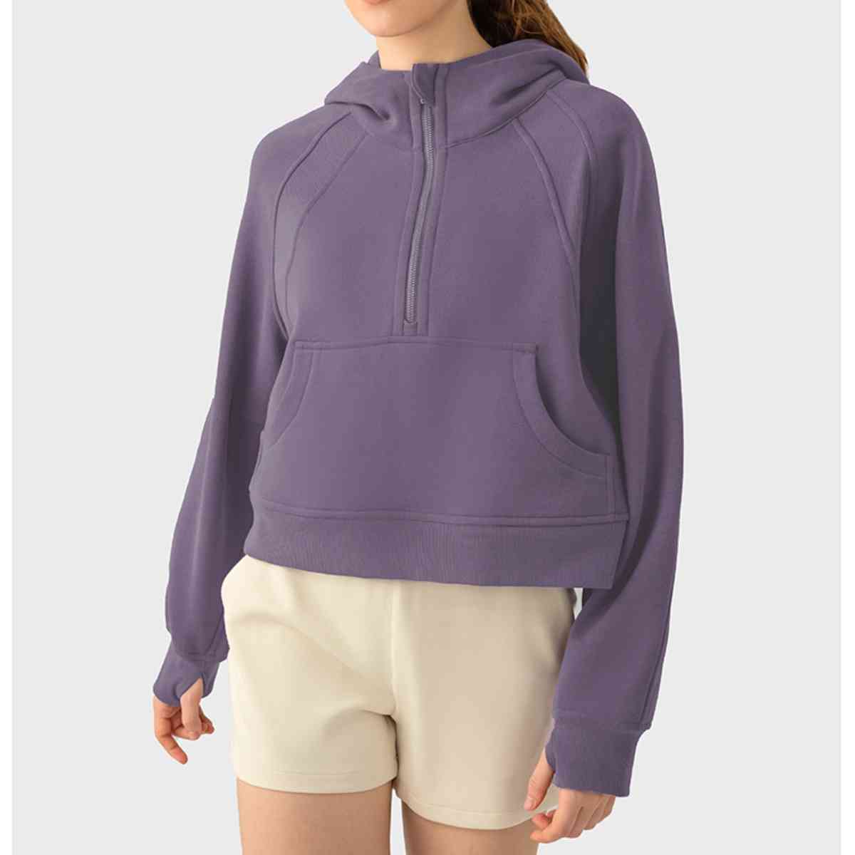 SUNDOWN half-zip hoodie