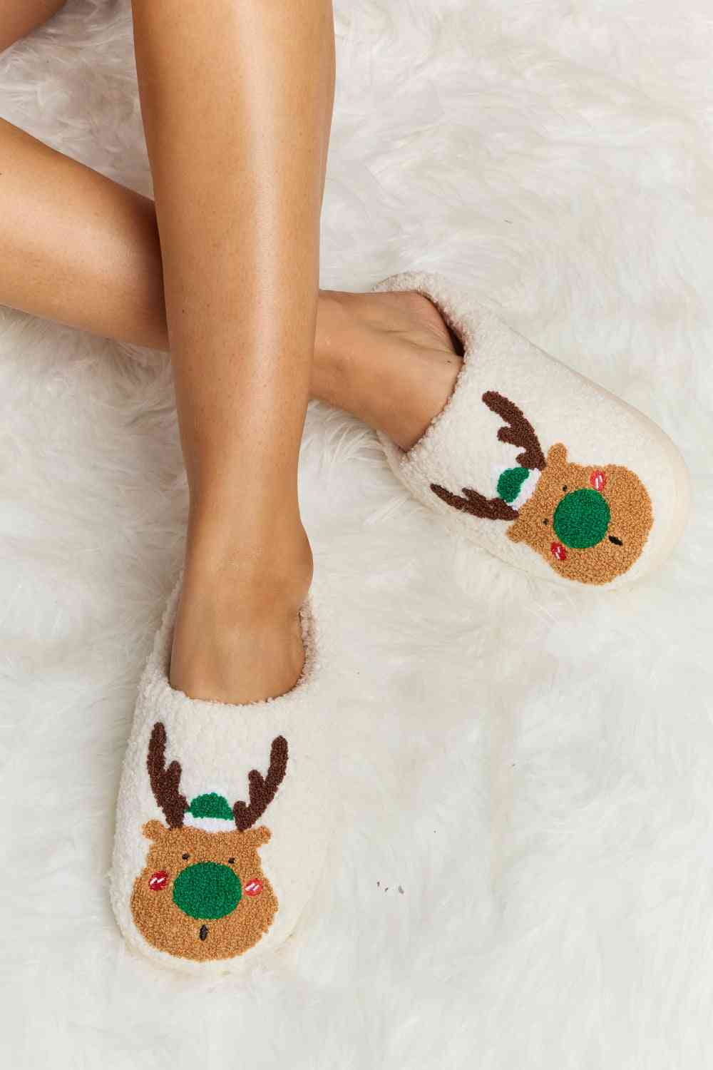 RUDOLPH plush slippers