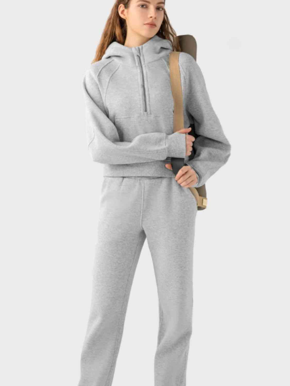 SUNDOWN half-zip hoodie