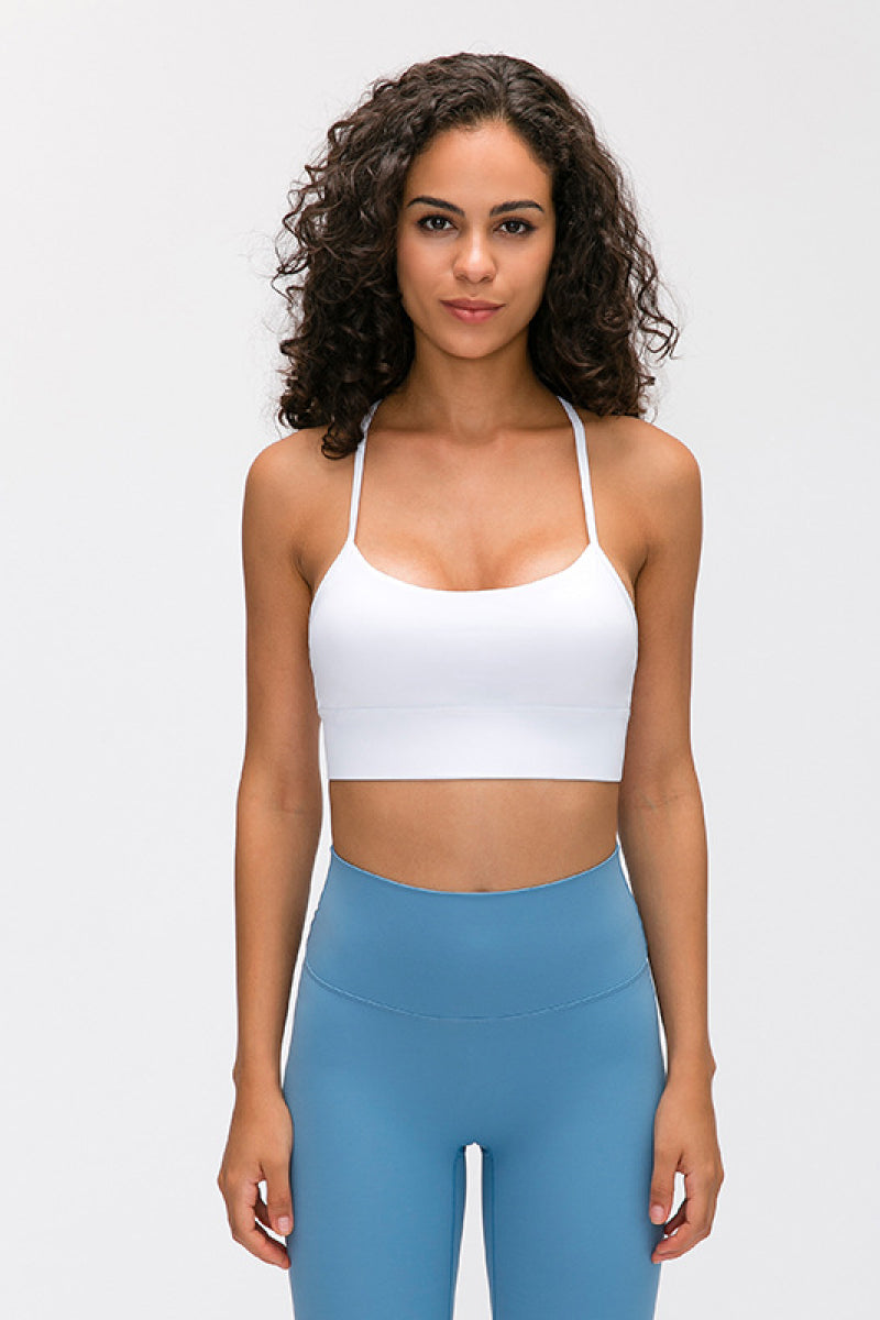 Y Back Yoga Bra Tops - Lamoille Yoga