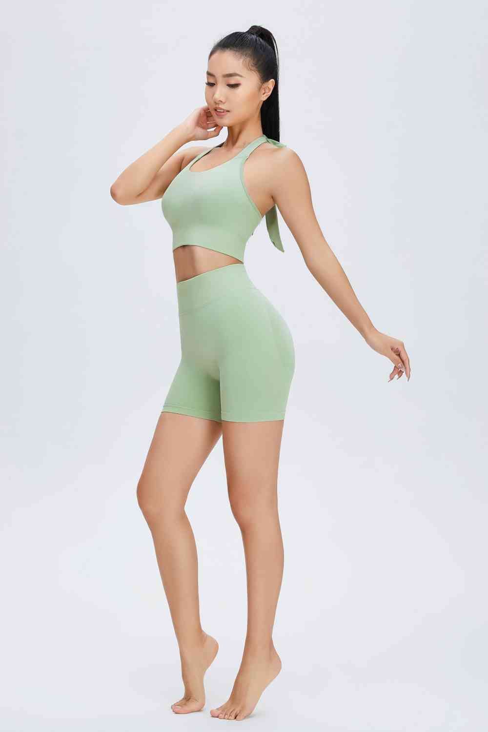 YOU'RE A PEACH wide waistband shorts