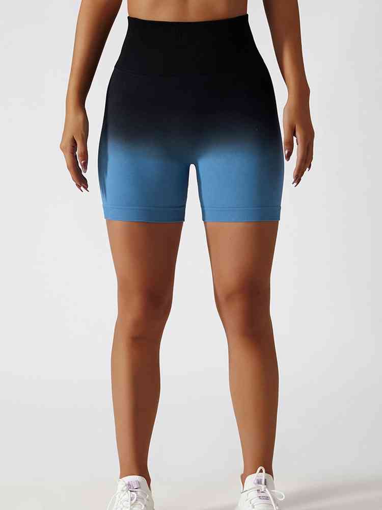 YOU'RE A PEACH gradient shorts