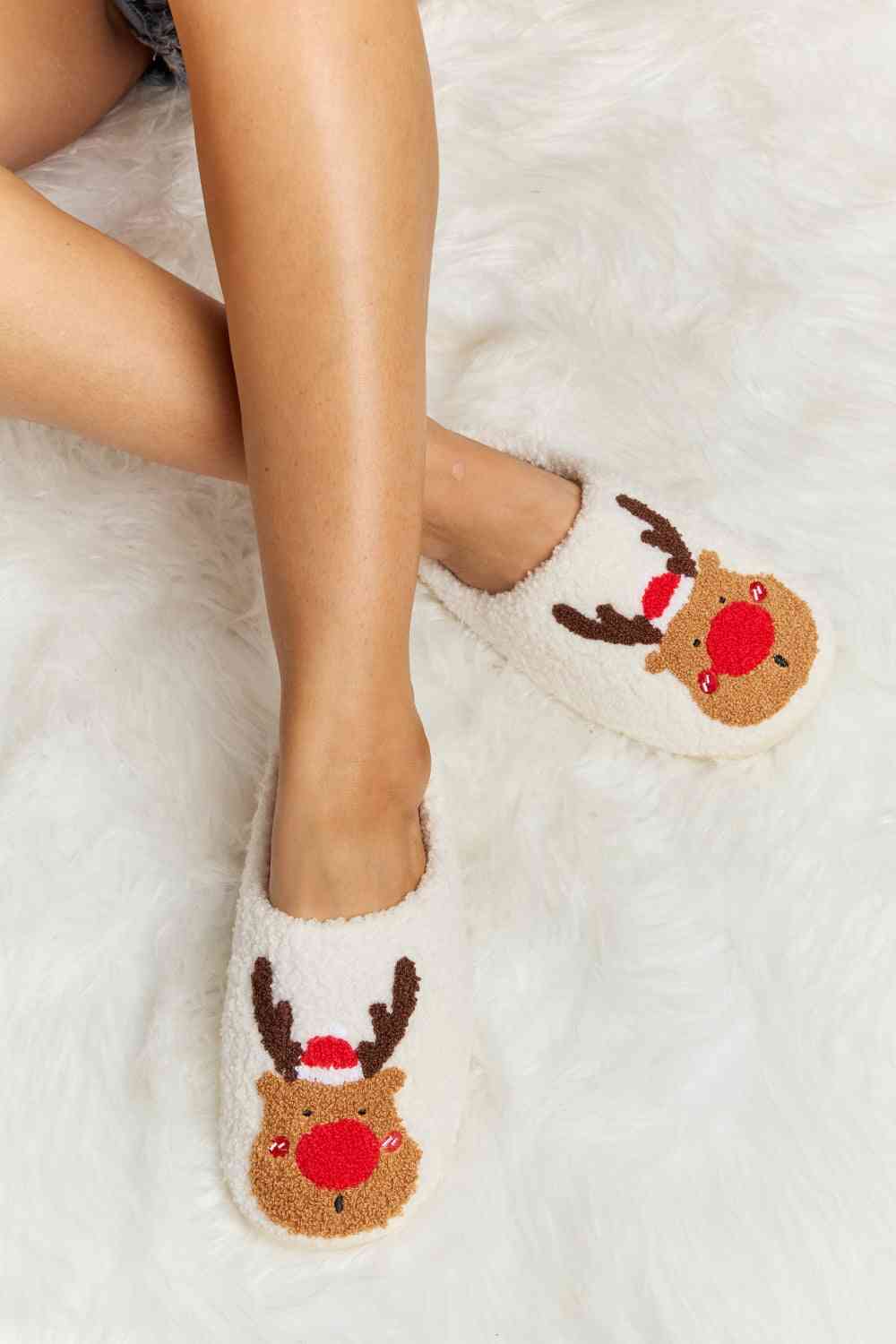 RUDOLPH plush slippers