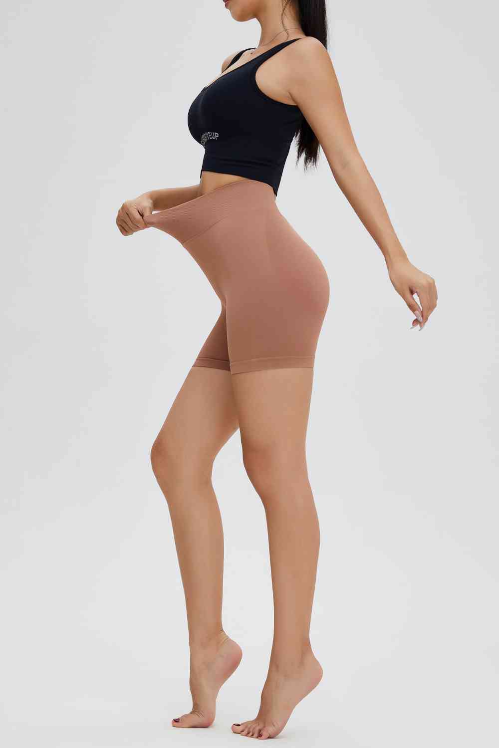 YOU'RE A PEACH wide waistband shorts