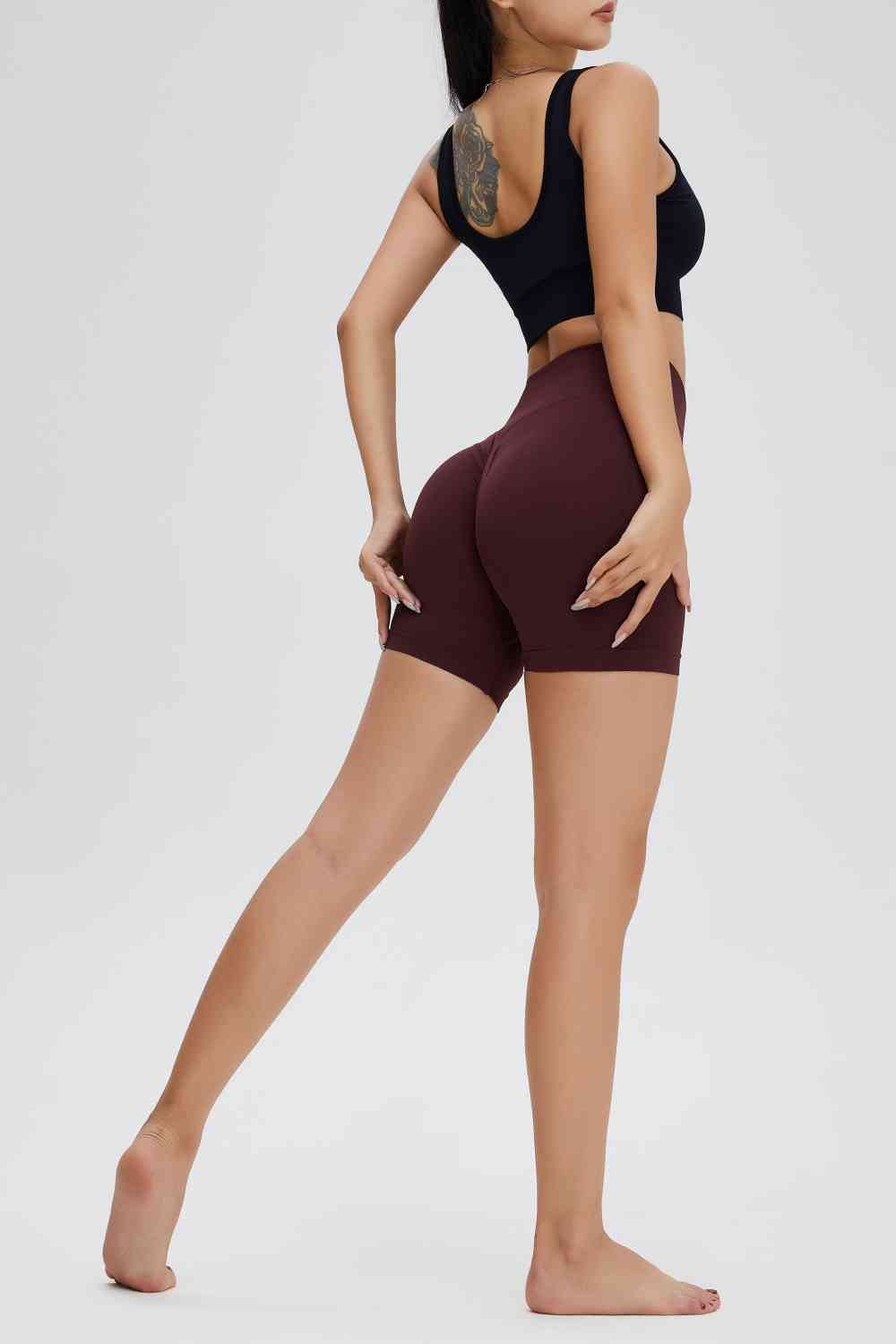 YOU'RE A PEACH wide waistband shorts