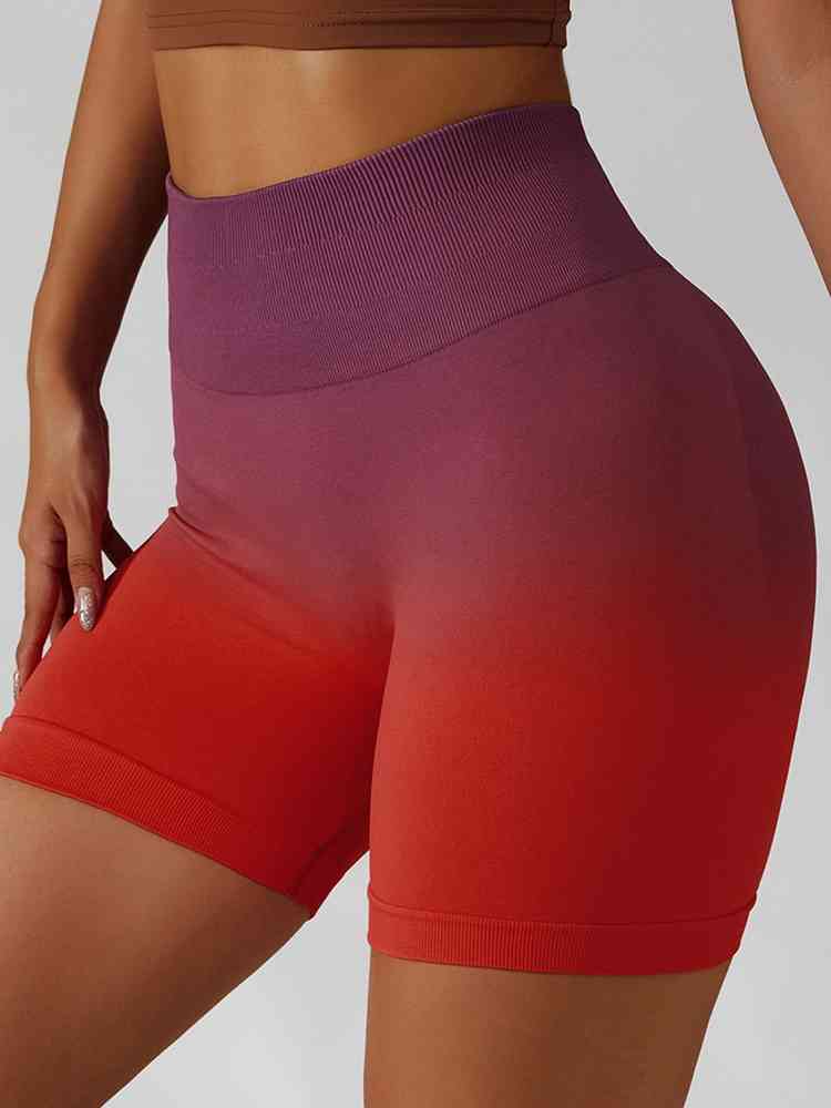 YOU'RE A PEACH gradient shorts