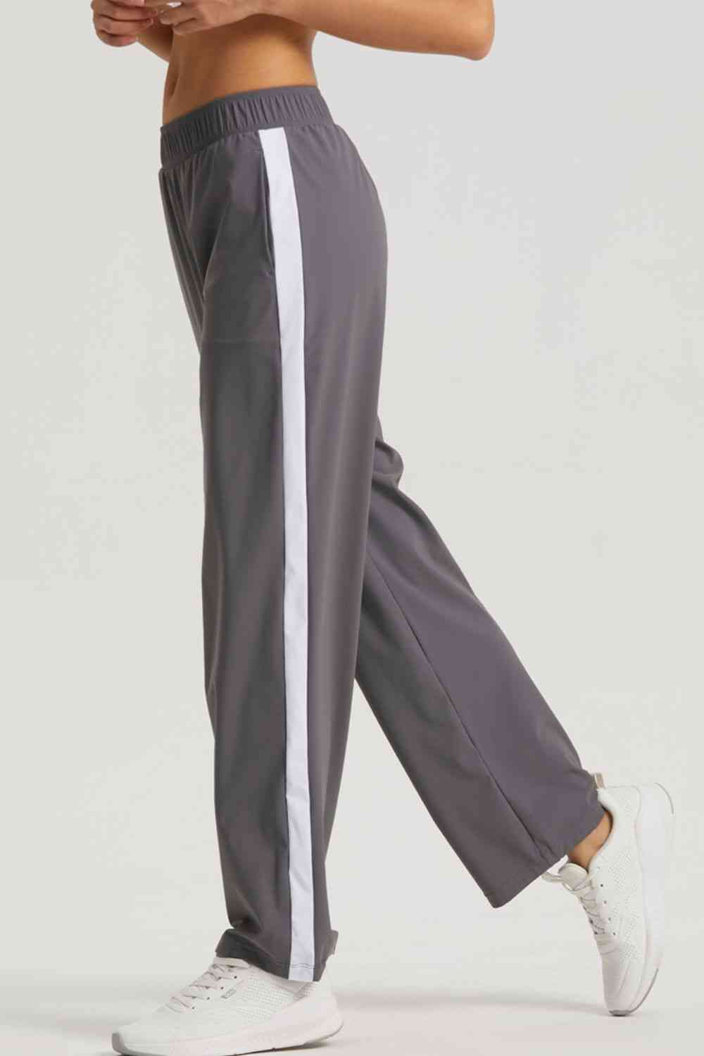 ROAD AHEAD contrast pants