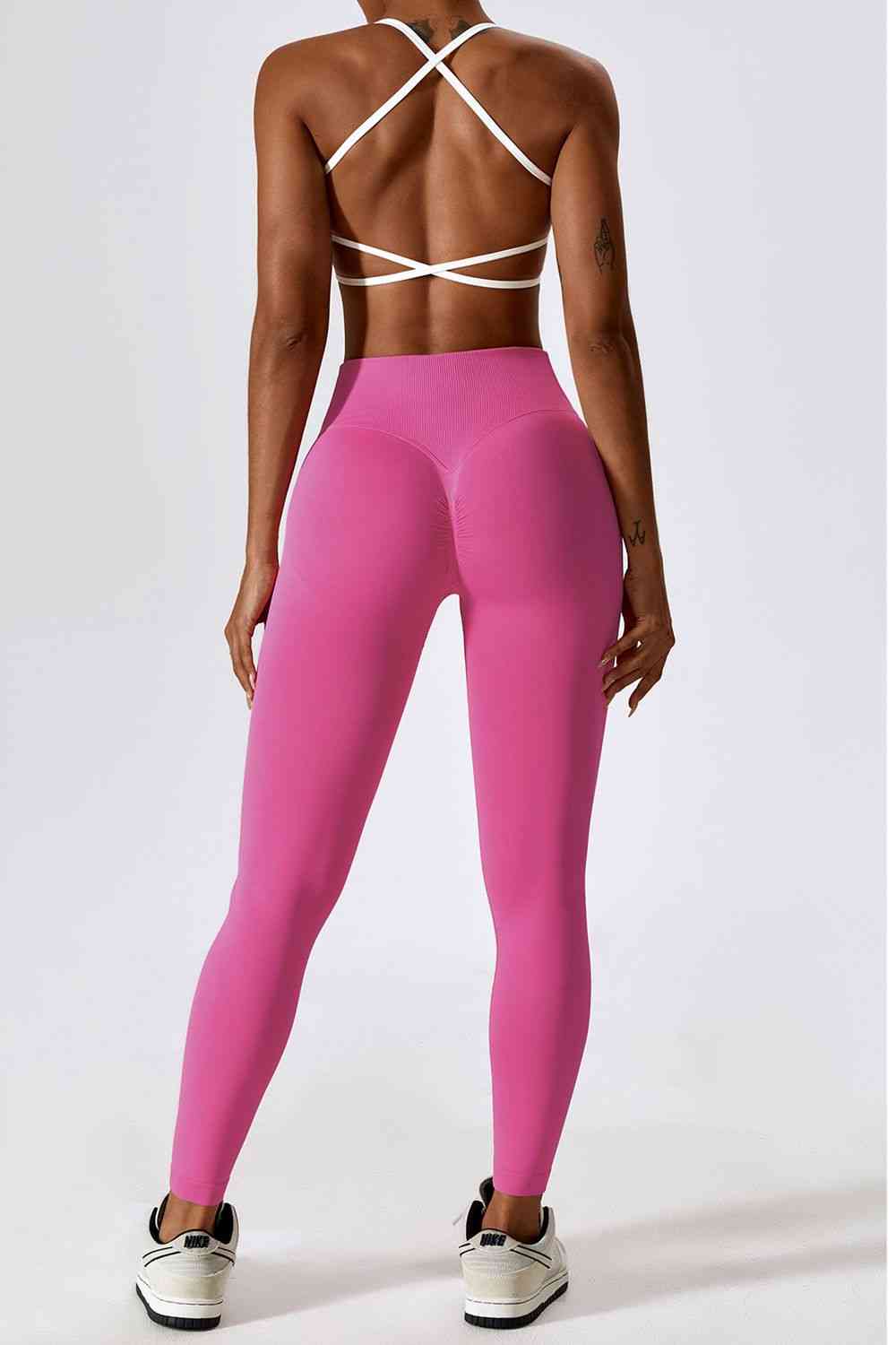 YOU'RE A PEACH v waistband leggings