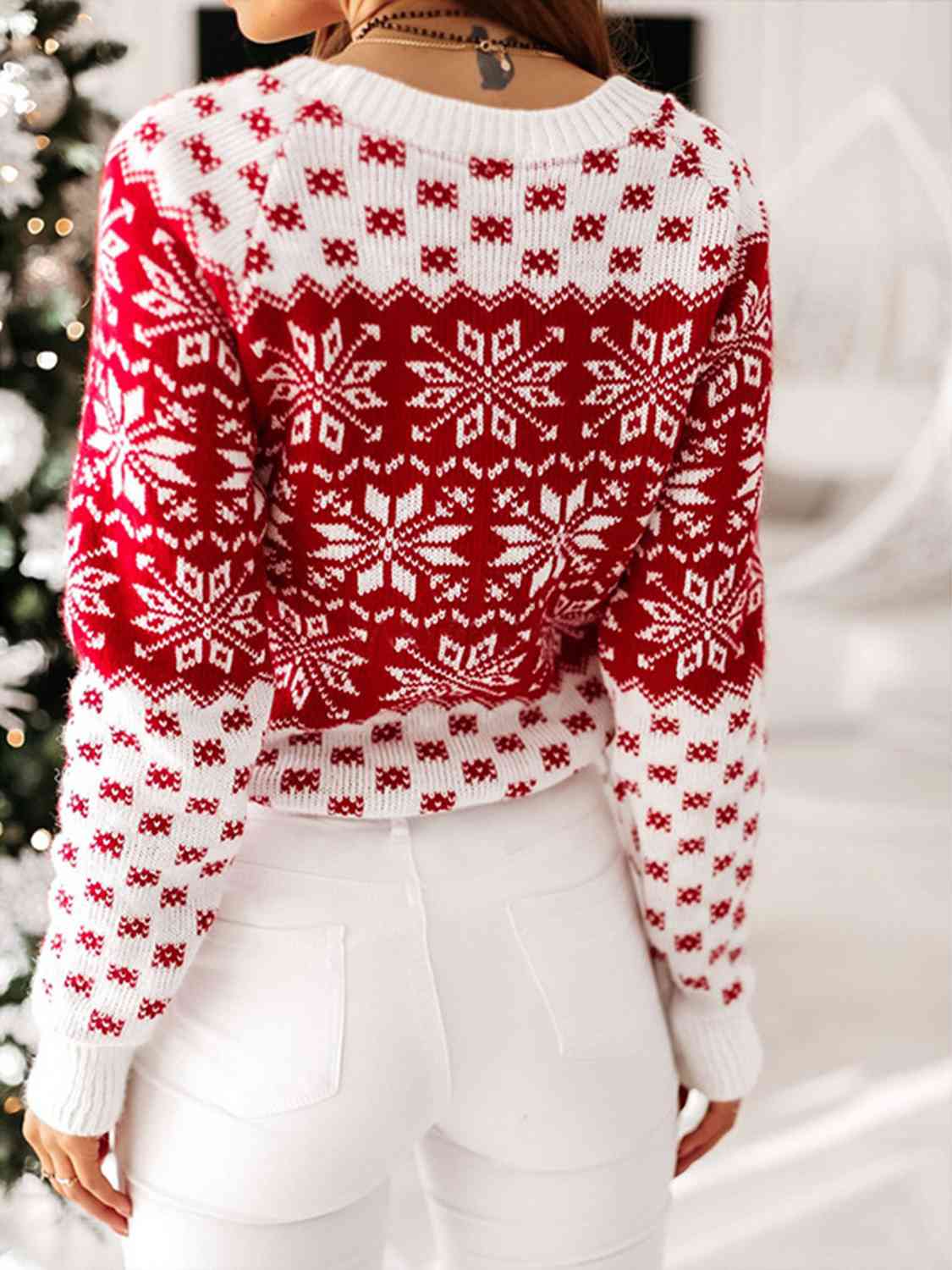 LET IT SNOW sweater