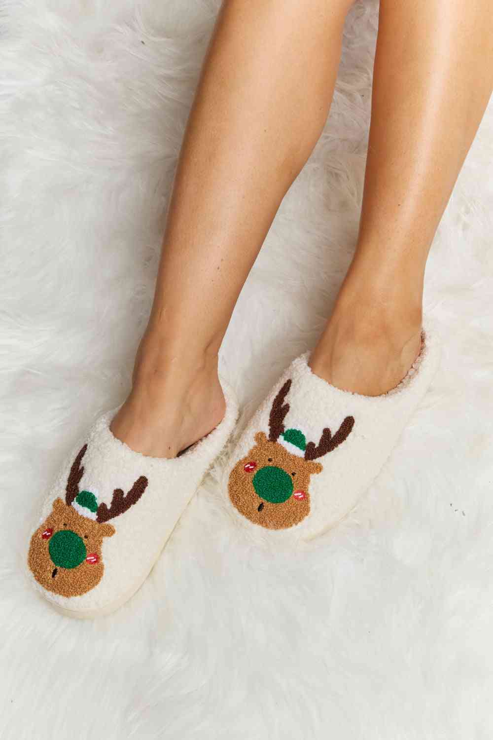 RUDOLPH plush slippers