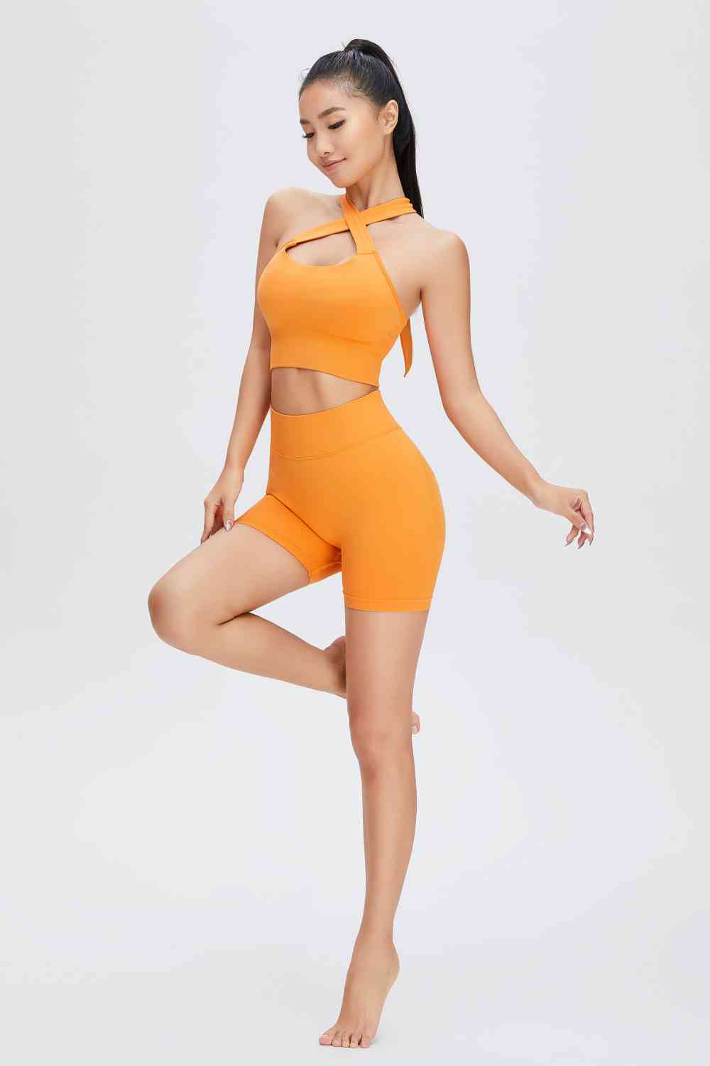 YOU'RE A PEACH wide waistband shorts