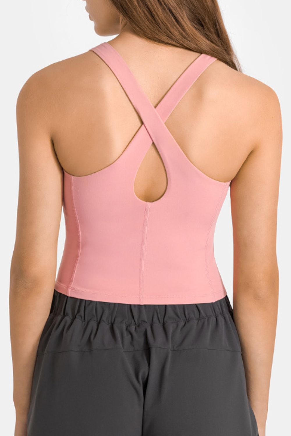 CUT IT OUT crossover tank - Lamoille Yoga