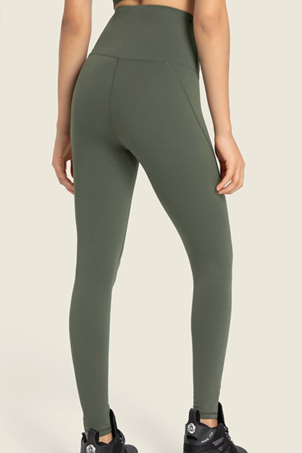 Salutation Wide Waistband Leggings - Lamoille Yoga