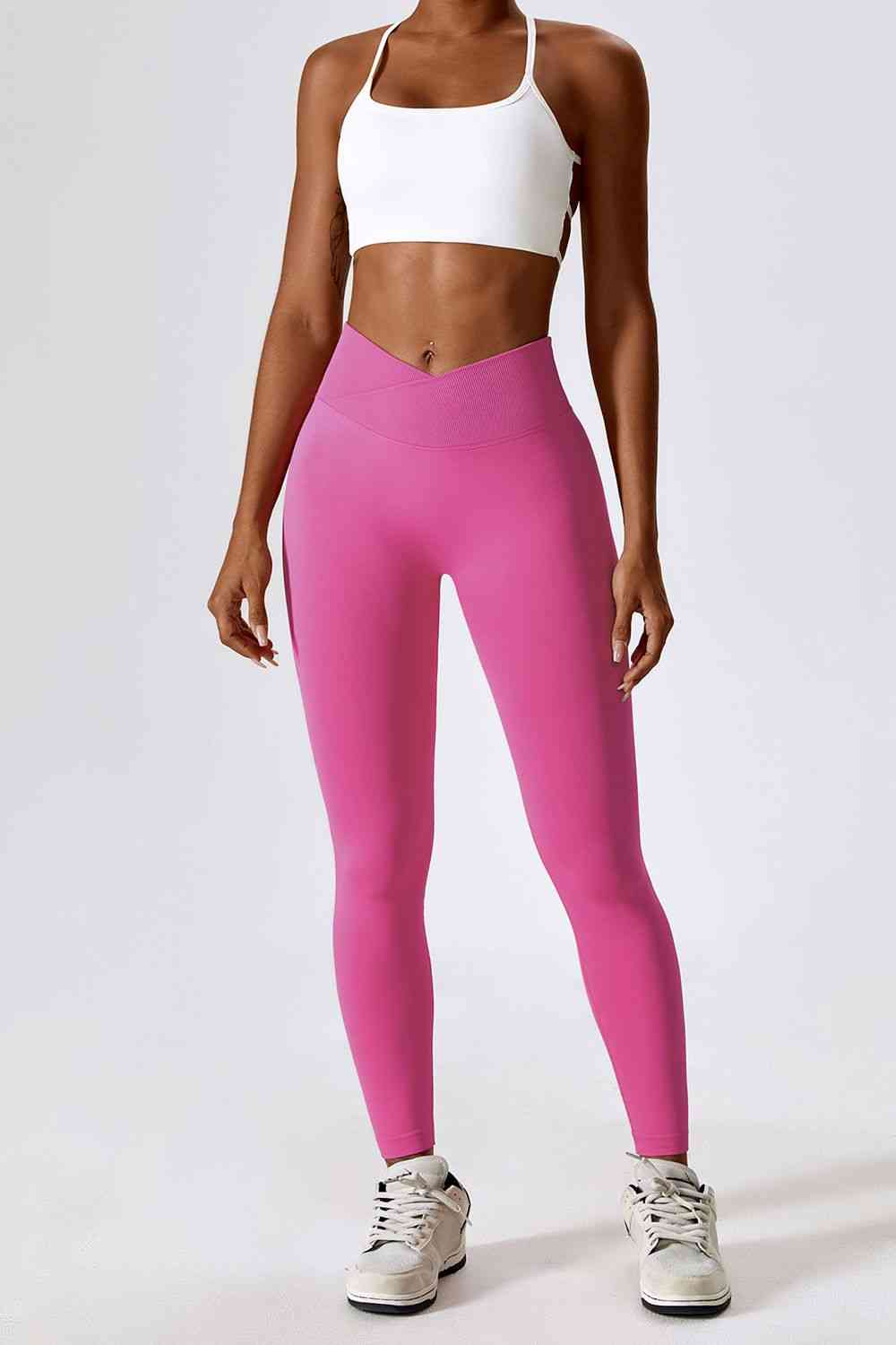 YOU'RE A PEACH v waistband leggings