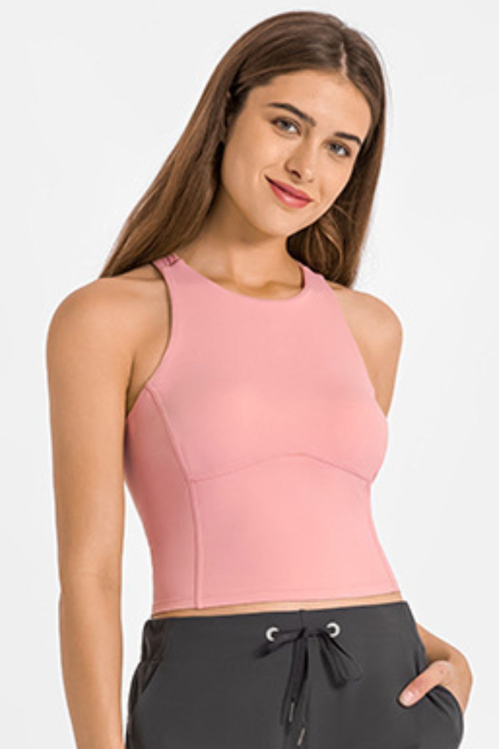 CUT IT OUT crossover tank - Lamoille Yoga