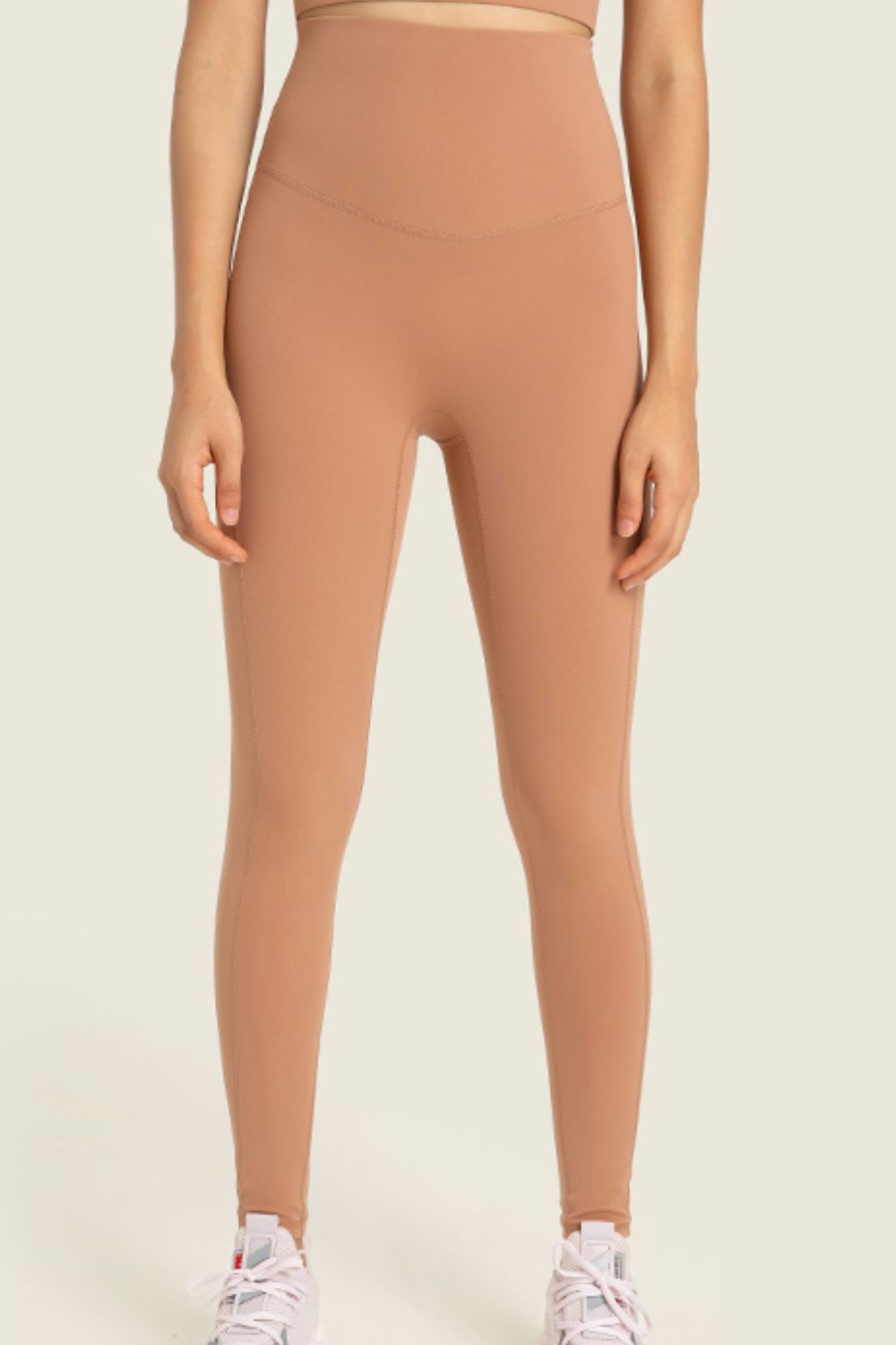 Salutation Wide Waistband Leggings - Lamoille Yoga