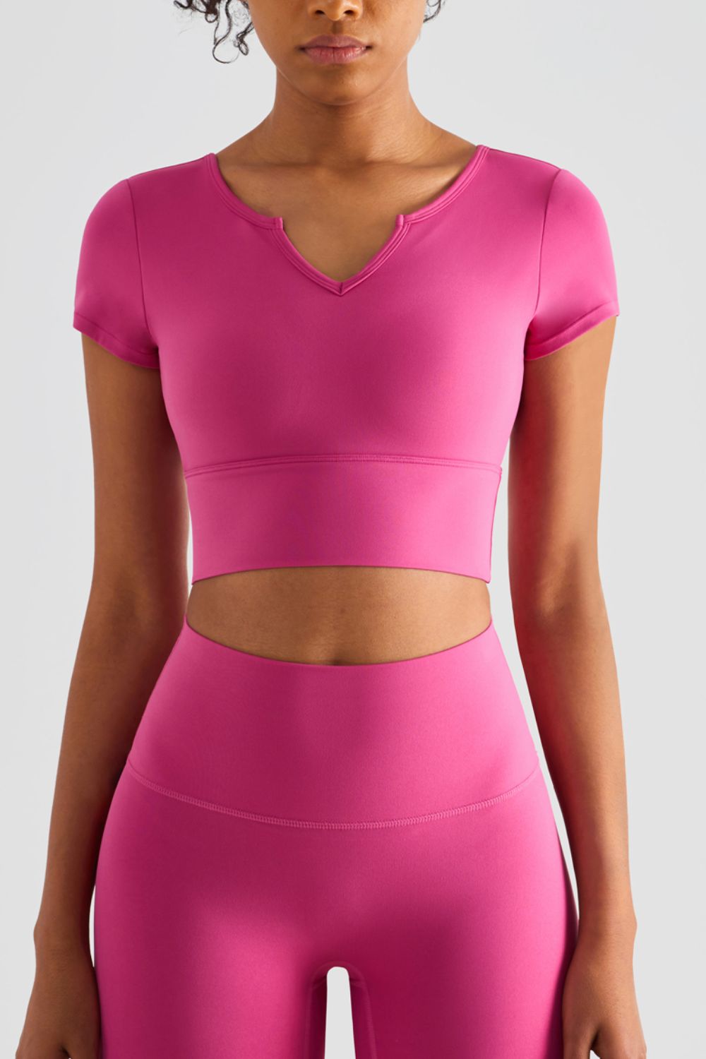 SALUTATION cropped tee - Lamoille Yoga