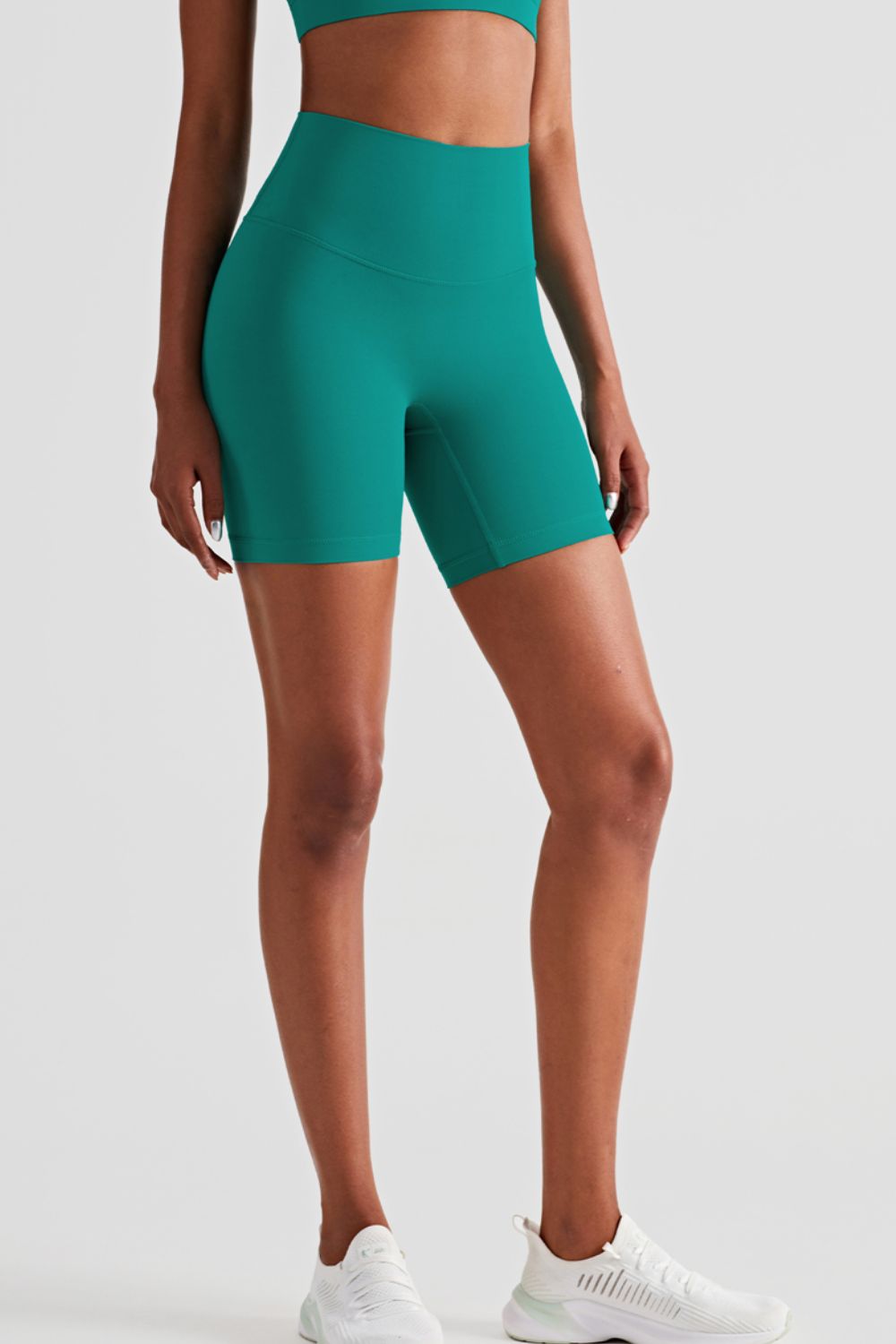 Salutation High-Rise Shorts - Lamoille Yoga