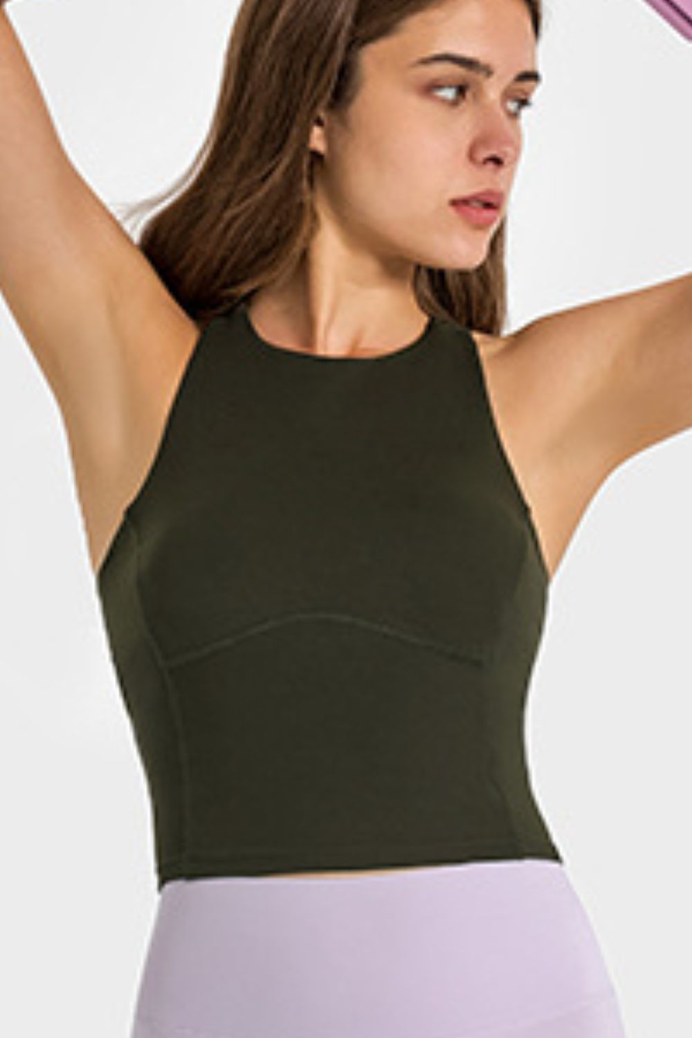 CUT IT OUT crossover tank - Lamoille Yoga