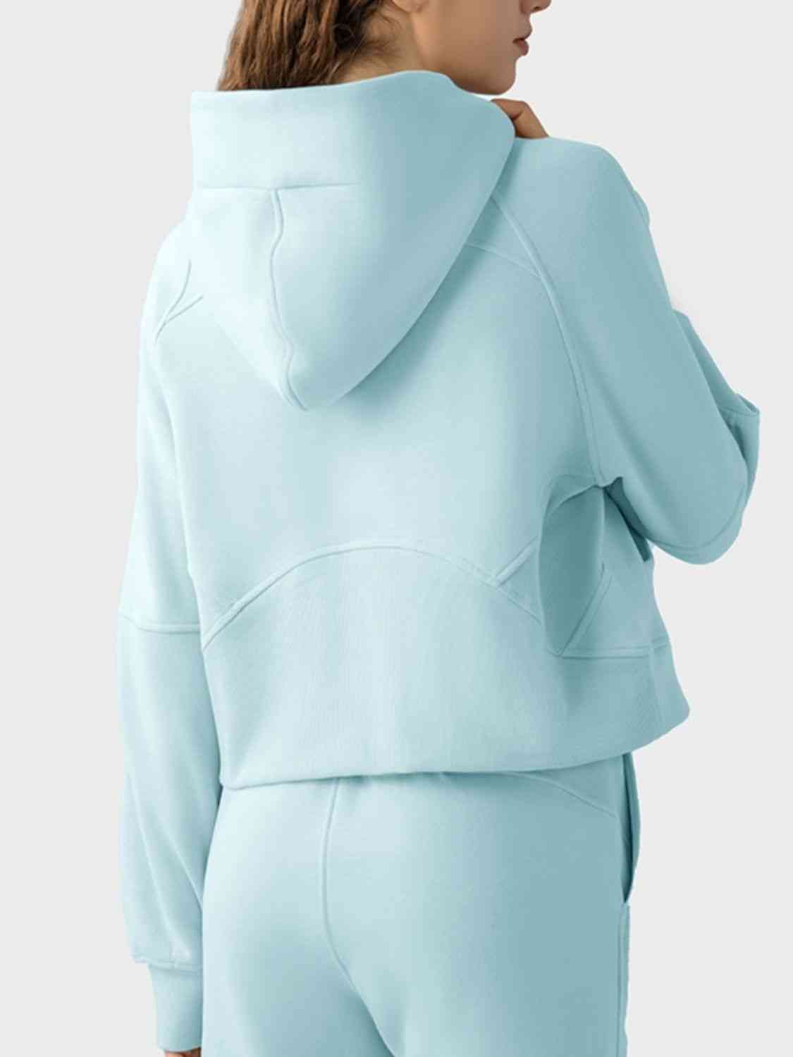 SUNDOWN half-zip hoodie