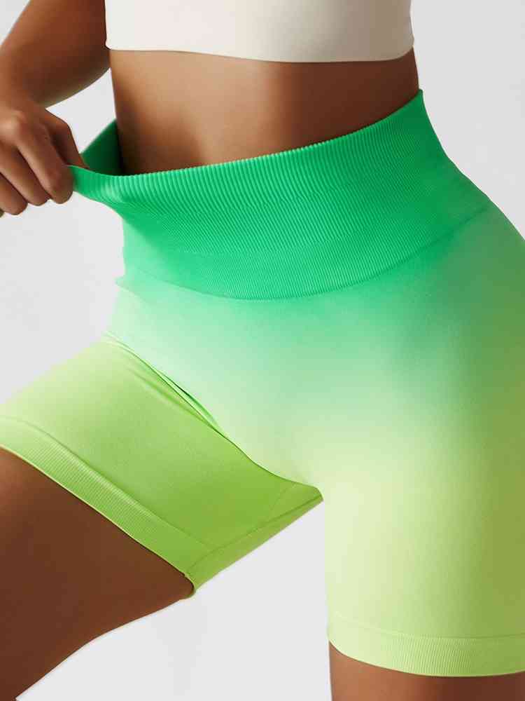 YOU'RE A PEACH gradient shorts