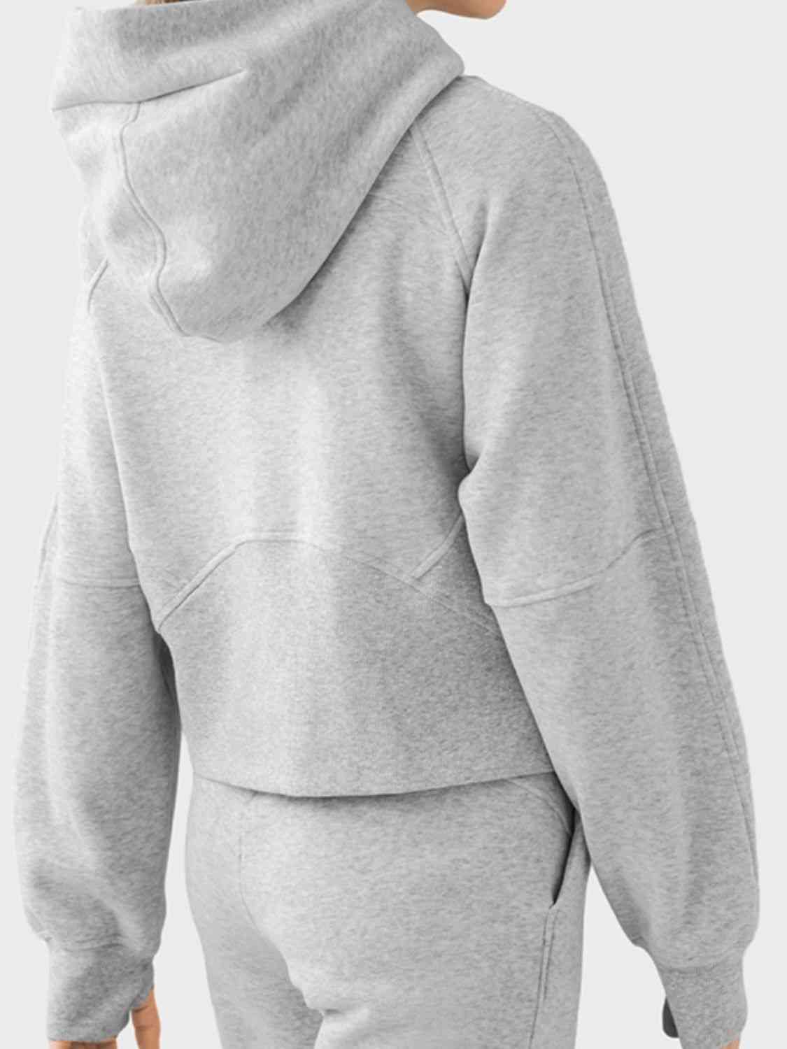 SUNDOWN half-zip hoodie