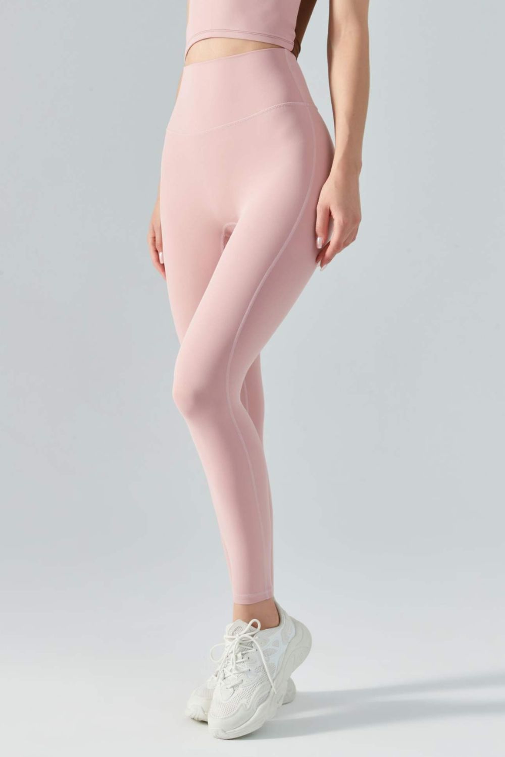 Wide Waistband Active Leggings - Lamoille Yoga