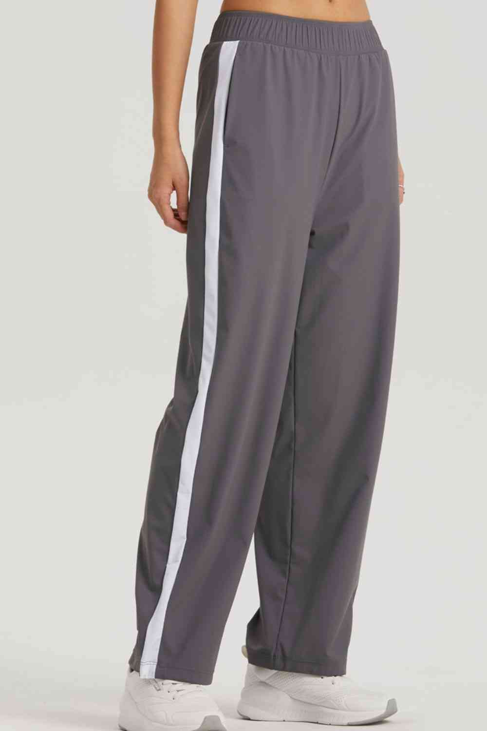 ROAD AHEAD contrast pants