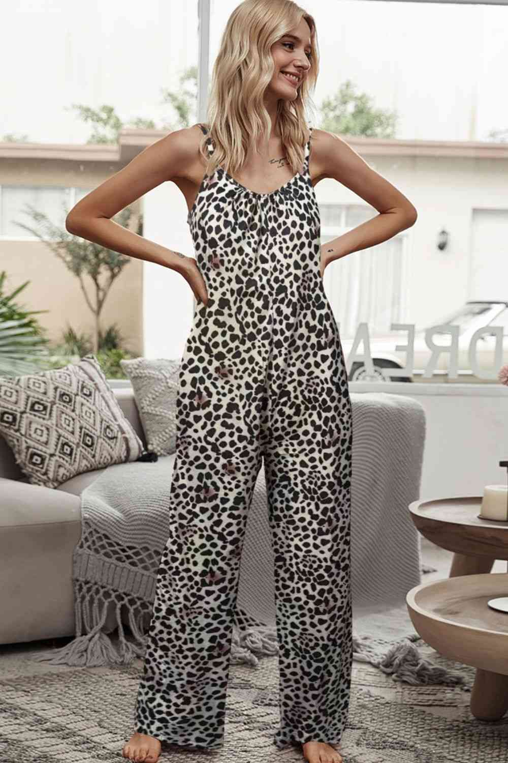 WILDLUST leopard jumpsuit