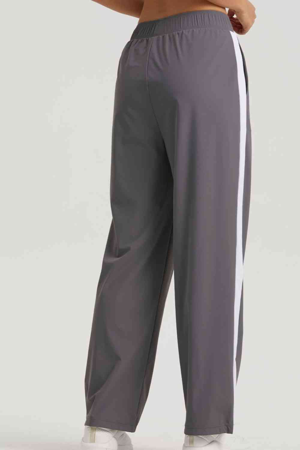 ROAD AHEAD contrast pants