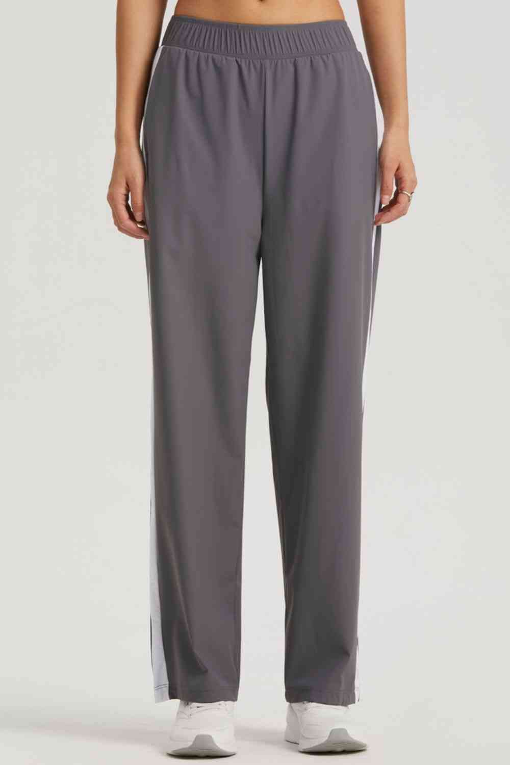 ROAD AHEAD contrast pants