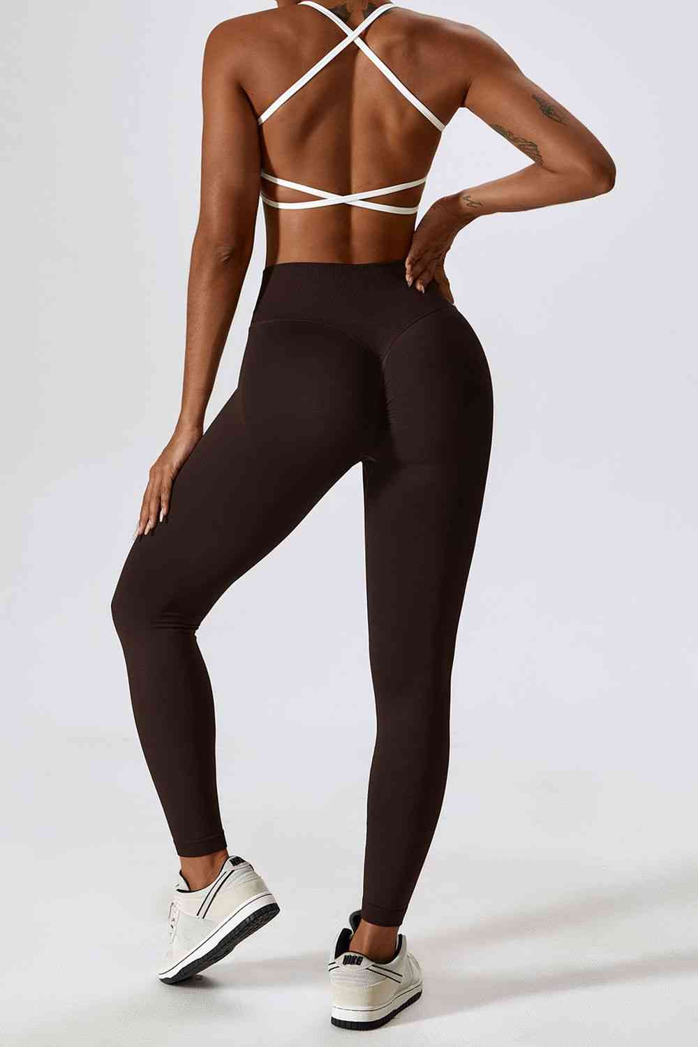 YOU'RE A PEACH v waistband leggings