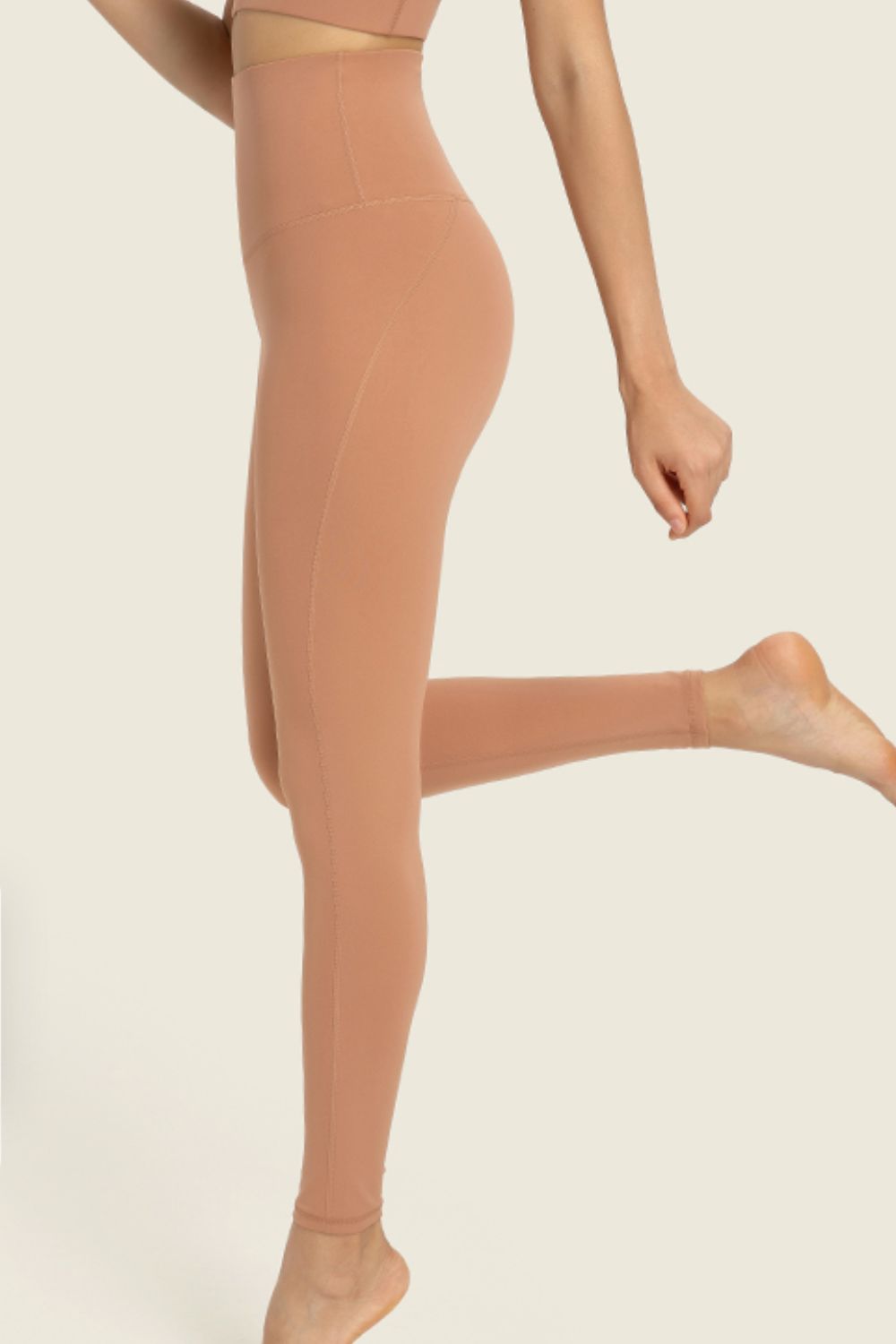 Salutation Wide Waistband Leggings - Lamoille Yoga