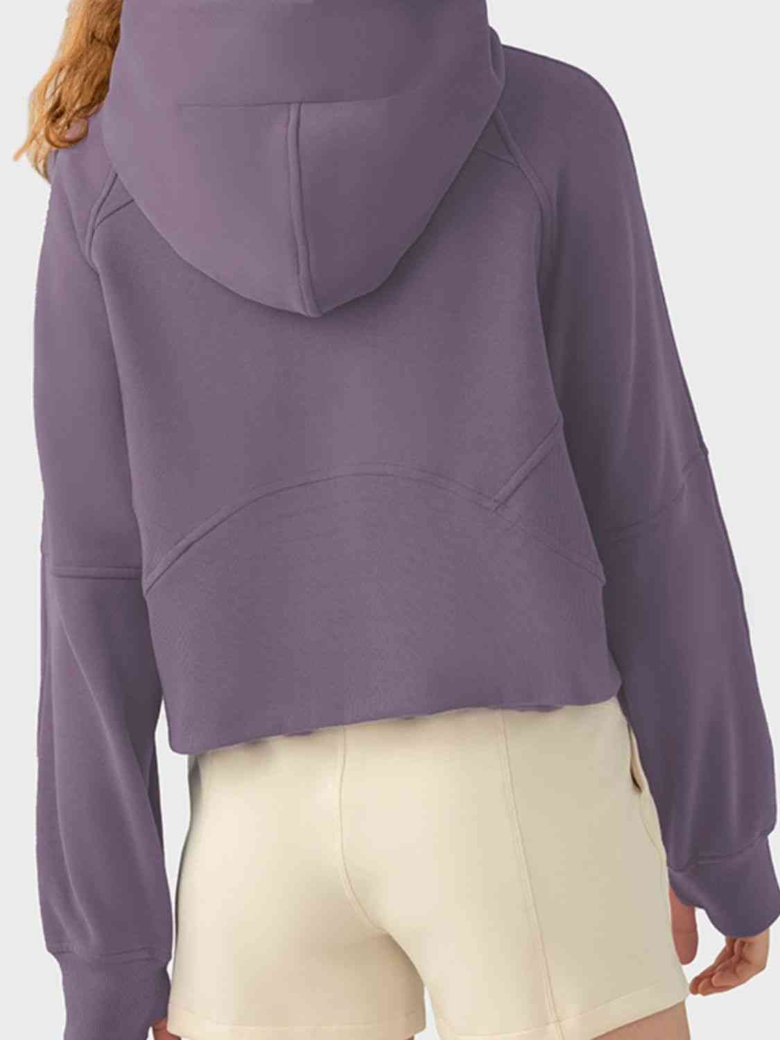 SUNDOWN half-zip hoodie