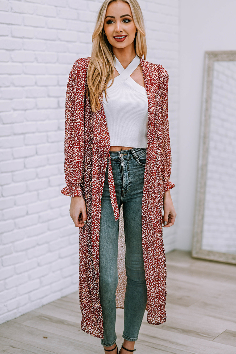 VINTAGE spoted duster