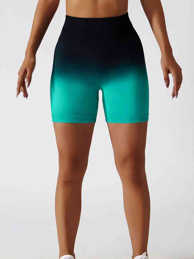 YOU'RE A PEACH gradient shorts