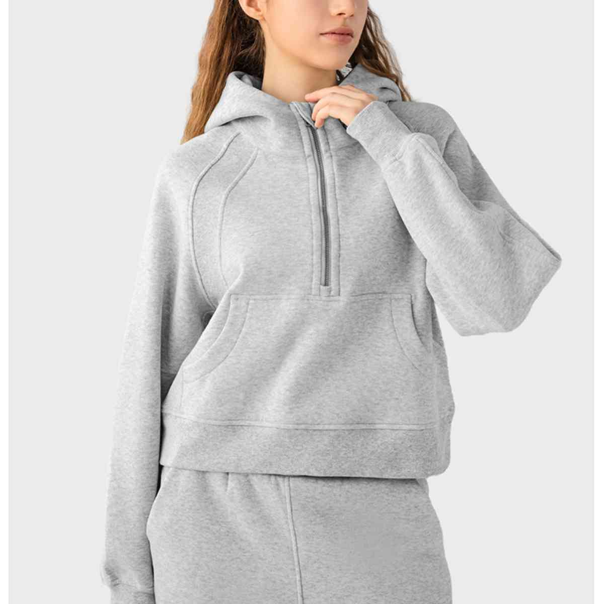 SUNDOWN half-zip hoodie