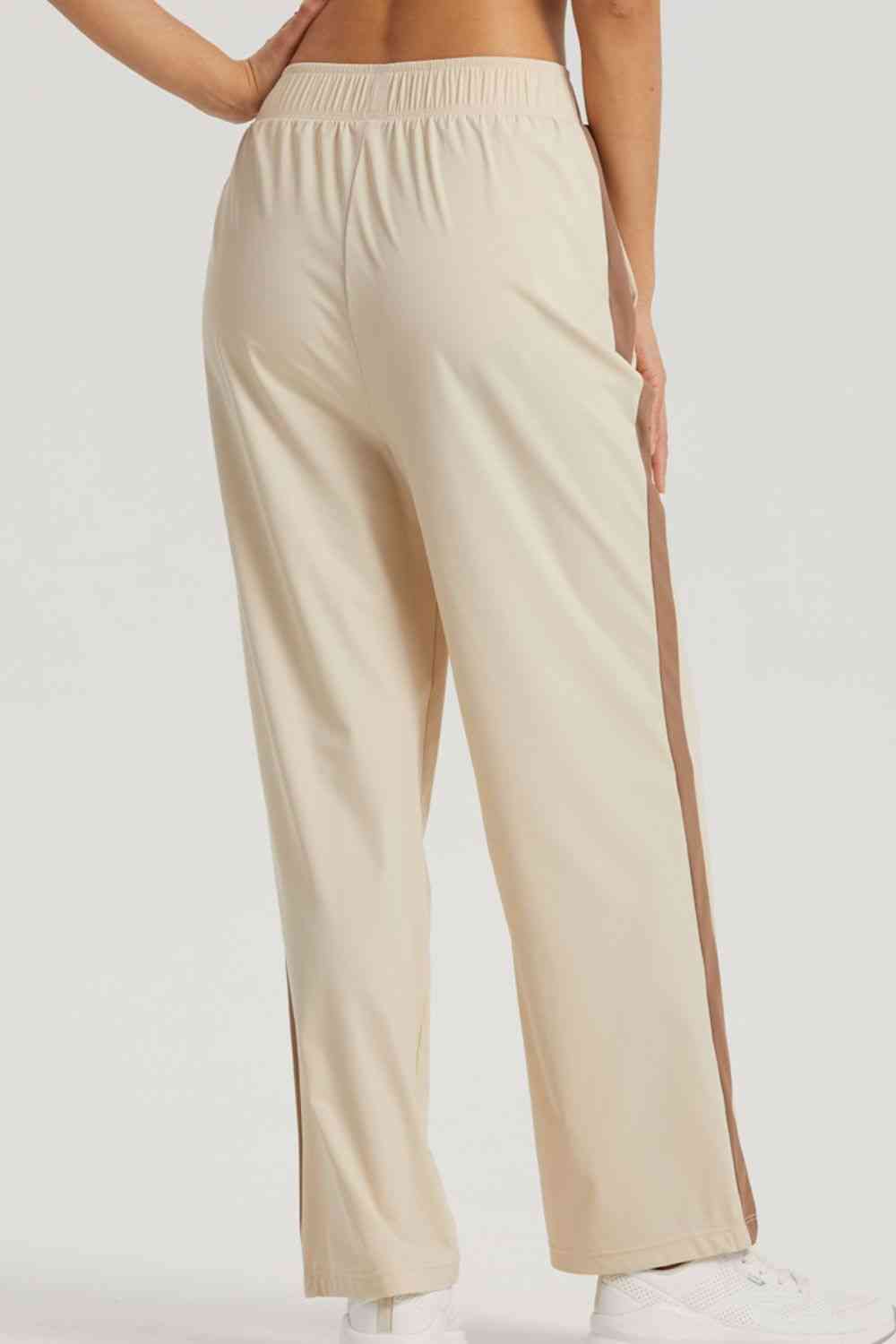 ROAD AHEAD contrast pants