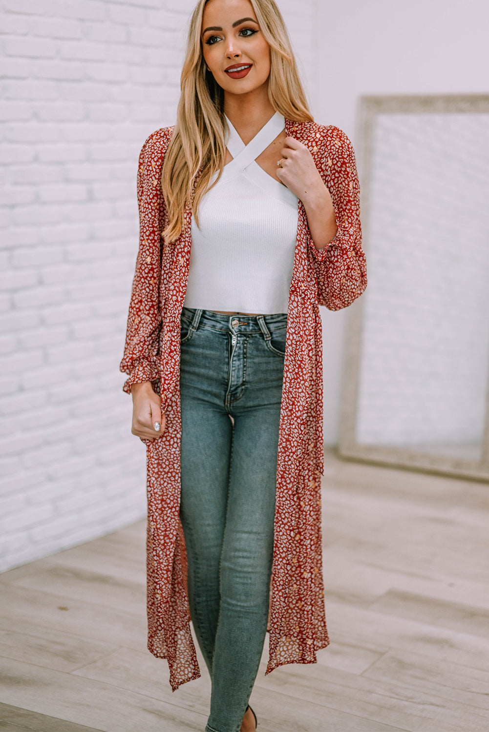 VINTAGE spoted duster