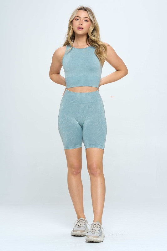 MINERAL seamless shorts set