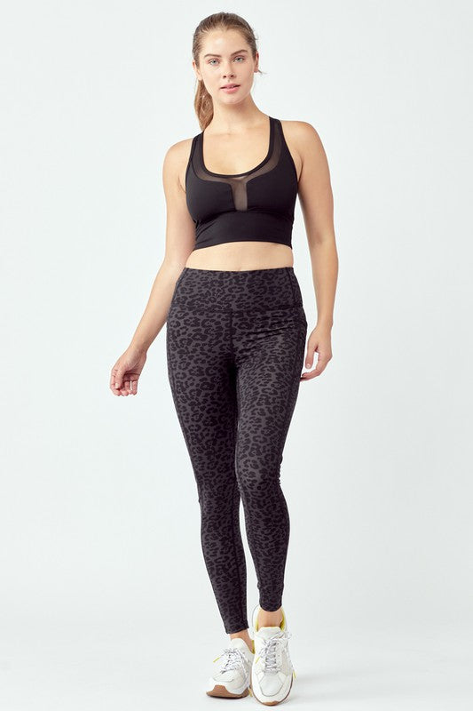 WILDLUST black leopard leggings