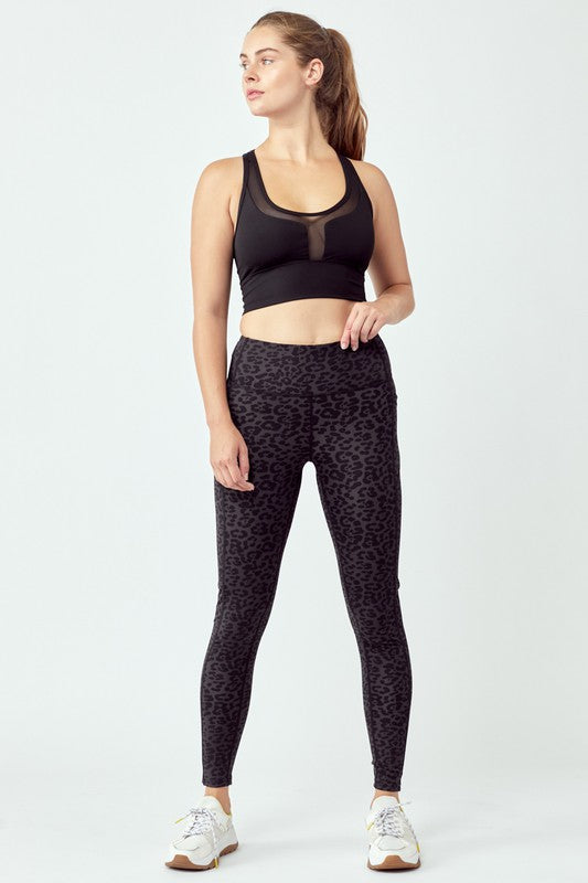 WILDLUST black leopard leggings