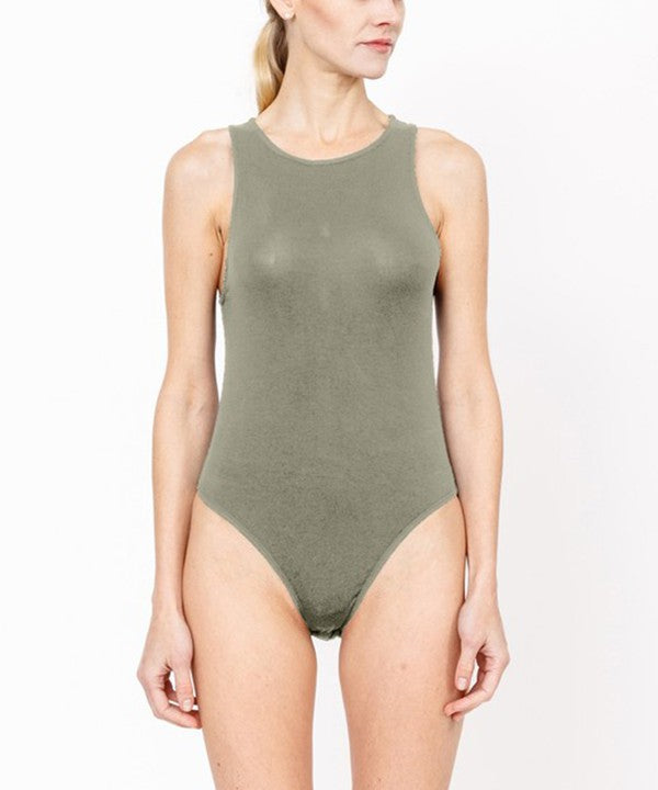 BAMBOO crewneck bodysuit