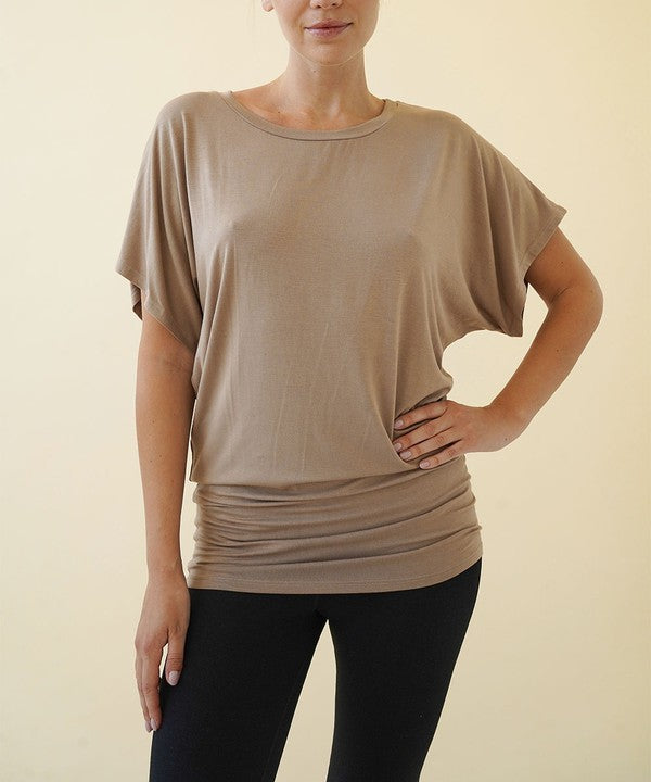 BAMBOO crew neck tunic