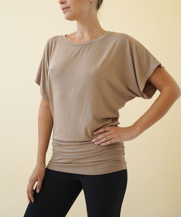 BAMBOO crew neck tunic