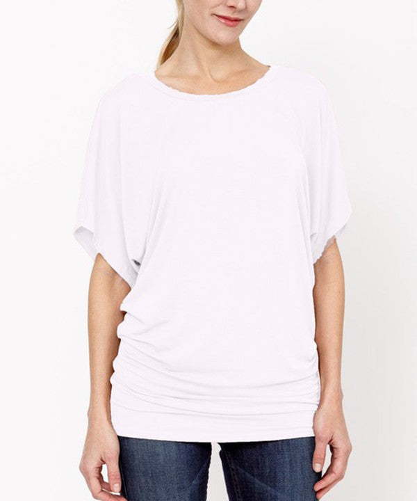 BAMBOO crew neck tunic