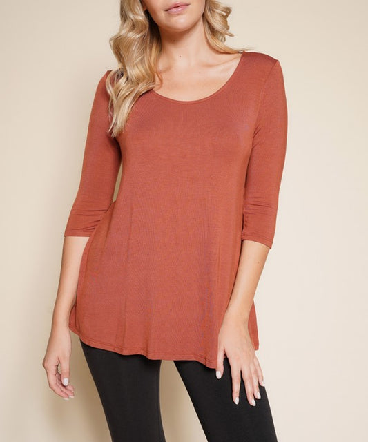 BAMBOO elbow tunic