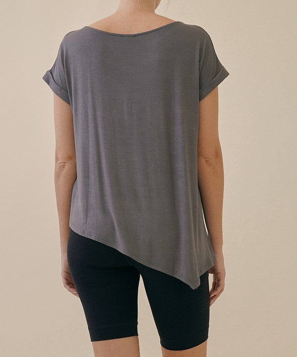 BAMBOO asymmetric tunic