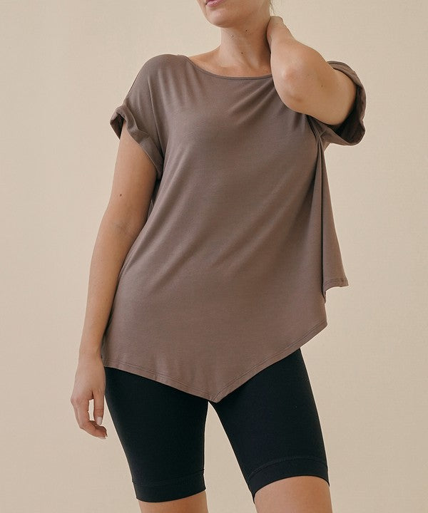 BAMBOO asymmetric tunic