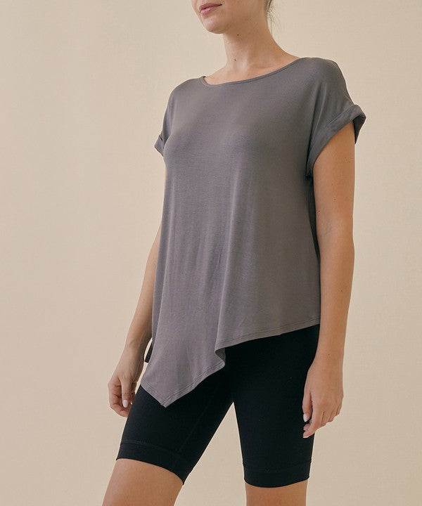 BAMBOO asymmetric tunic